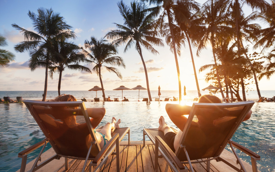 P&auml;rchen in Liegest&uuml;hle 